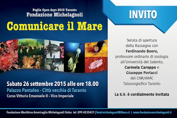 Apertura della Rassegna a Palazzo Pantaleo